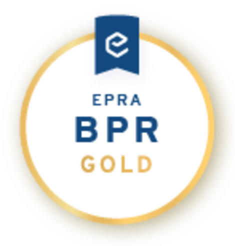 Der Geschäftsbericht 2021 wurde mit dem EPRA BPR GOLD Award 2022 ausgezeichnet